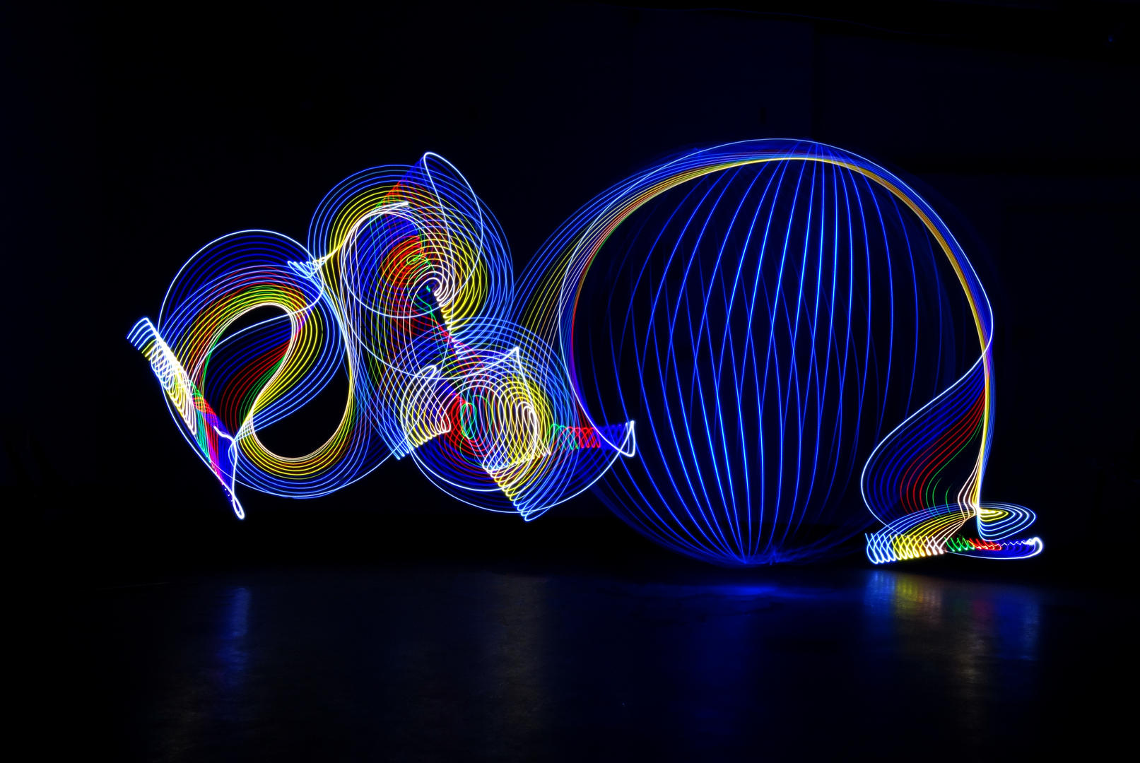 Magic light painting