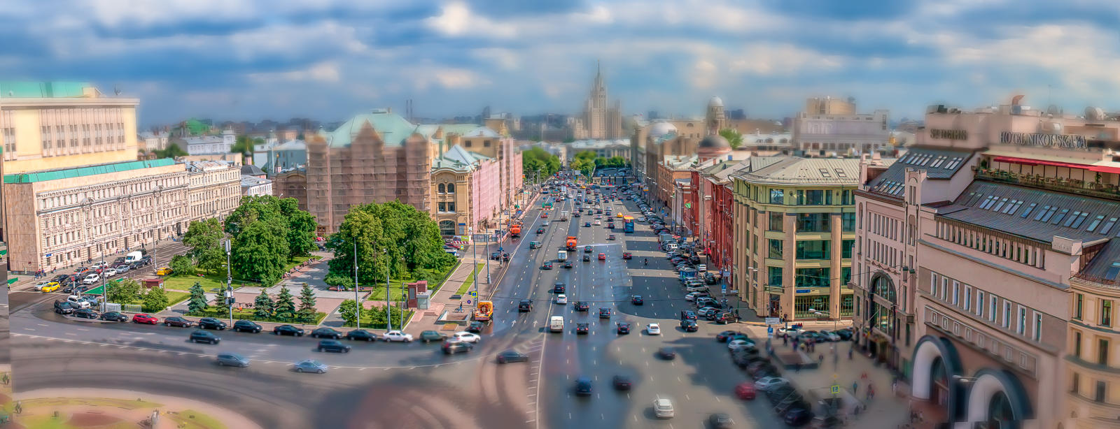 Панорама улиц. Москва Тверская улица с птичьего полёта. Старый Арбат с высоты птичьего полета. Тверская улица панорама.