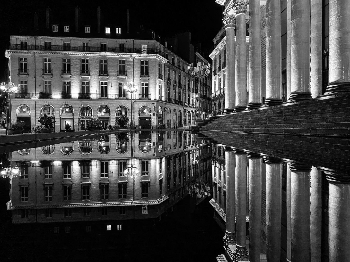 Urban Night-time In Black And White - Night Photo Contest 