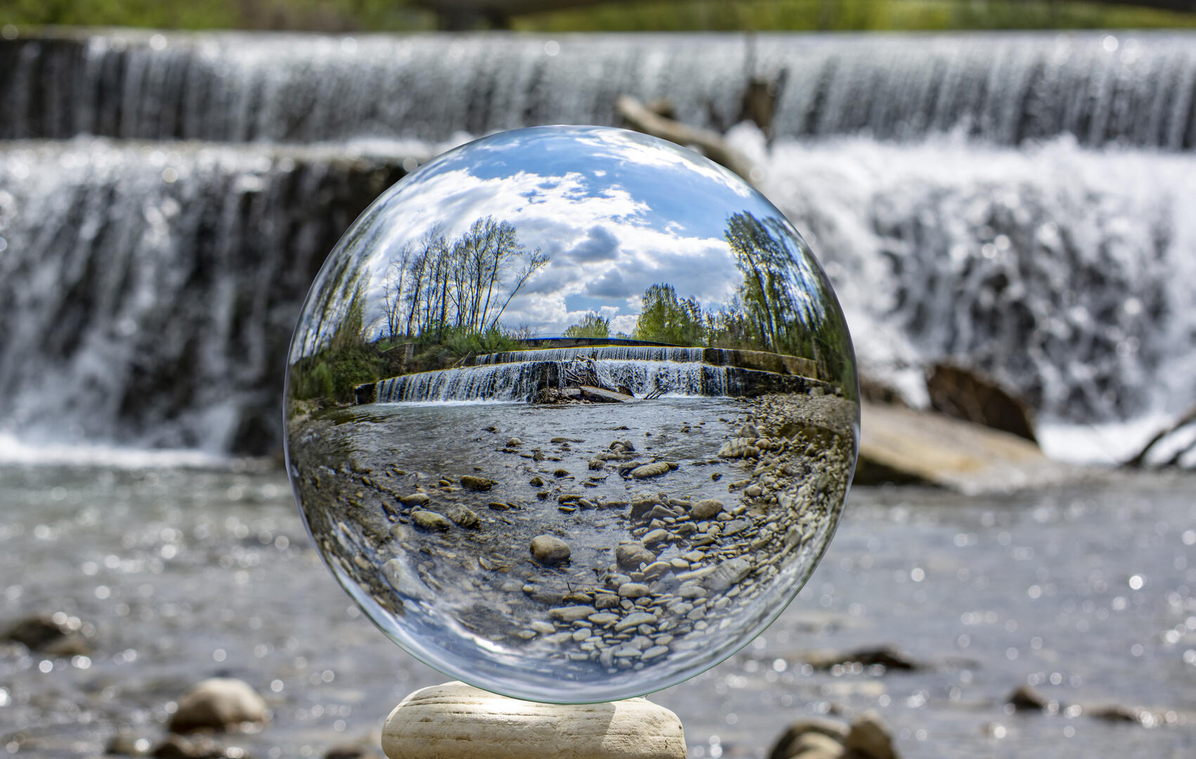 Landscape or Seascape Through a Lensball - Landscape photo contest ...