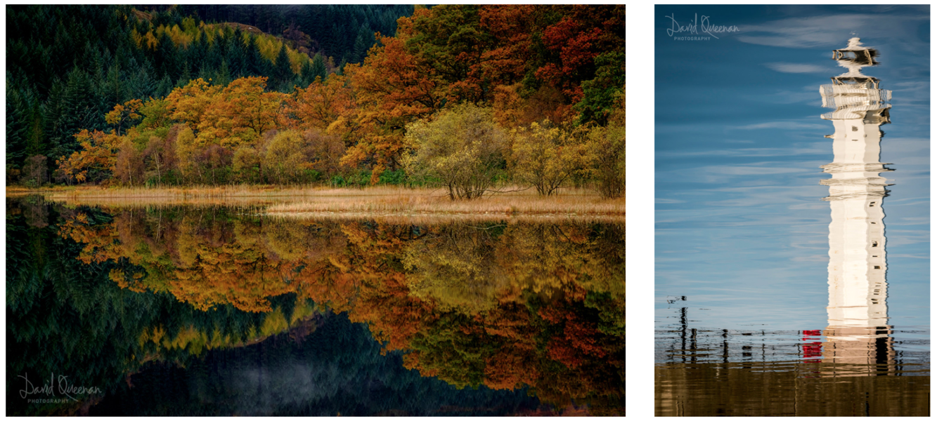 Reflections of Nature in a Mirror Made of Water